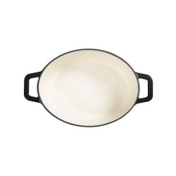 Cocotte ovale - LIVOO - MEP129N - 4,5 L - Fonte émaillée - Couvercle