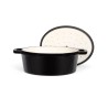 Cocotte ovale - LIVOO - MEP129N - 4,5 L - Fonte émaillée - Couvercle