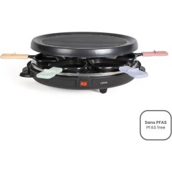 Appareil a raclette 6 personnes - LIVOO - DOC207P - 800W - 6 personnes