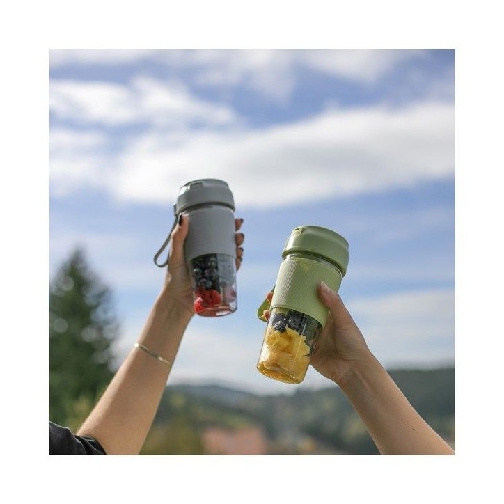Blender portable - LIVOO - DOP248M - Vert matcha et transparent Blender portable - LIVOO - DOP248M - Vert matcha et transparent