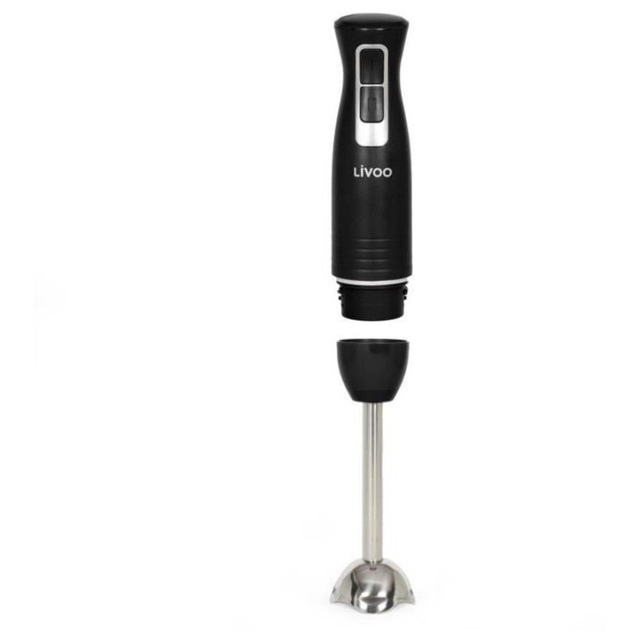 Mixeur plongeant avec bol - LIVOO - DOP245N - 400 W - 2 vitesses - Noir Mixeur plongeant avec bol - LIVOO - DOP245N - 400 W - 2 vitesses - Noir