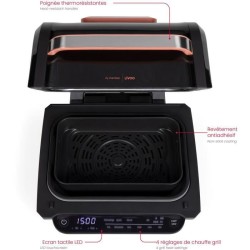 Friteuse sans huile et grill - LIVOO - Livoo x Marmiton - DOC305 - 6 L