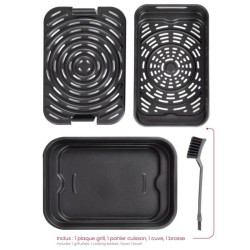 Friteuse sans huile et grill - LIVOO - Livoo x Marmiton - DOC305 - 6 L