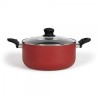 Faitout 28 cm - Livoo - MEP151R - Rouge