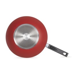 Wok - LIVOO - MEP156R - 32 cm - Antiadhésif sans PFOA ni PFOS - Manch