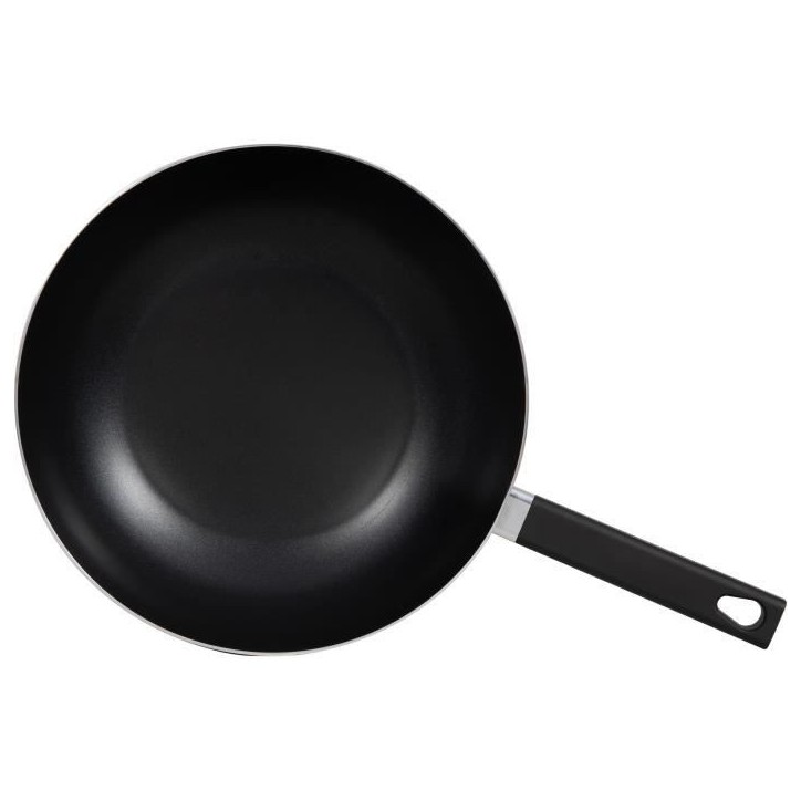 Wok - LIVOO - MEP156R - 32 cm - Antiadhésif sans PFOA ni PFOS - Manche silicone - Tous feux dont induction Wok - LIVOO - MEP156R - 32 cm - Antiadhésif sans PFOA ni PFOS - Manche silicone - Tous feux dont induction
