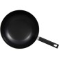 Wok - LIVOO - MEP156R - 32 cm - Antiadhésif sans PFOA ni PFOS - Manche silicone - Tous feux dont induction