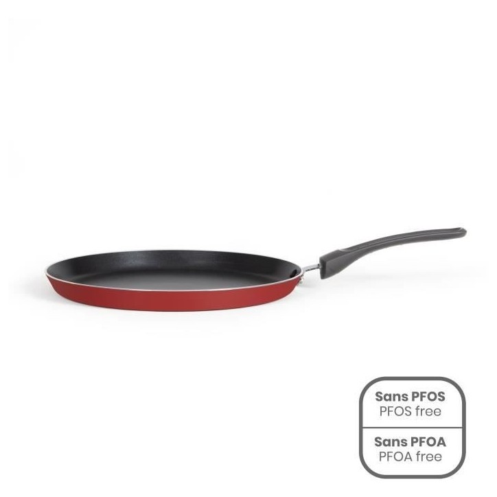 Premier Chef - Crepiere 26 cm - LIVOO - MEP149 - Antiadhésif sans PFOA ni PFOS - Manche silicone - Tous feux dont induction Premier Chef - Crepiere 26 cm - LIVOO - MEP149 - Antiadhésif sans PFOA ni PFOS - Manche silicone - Tous feux dont induction