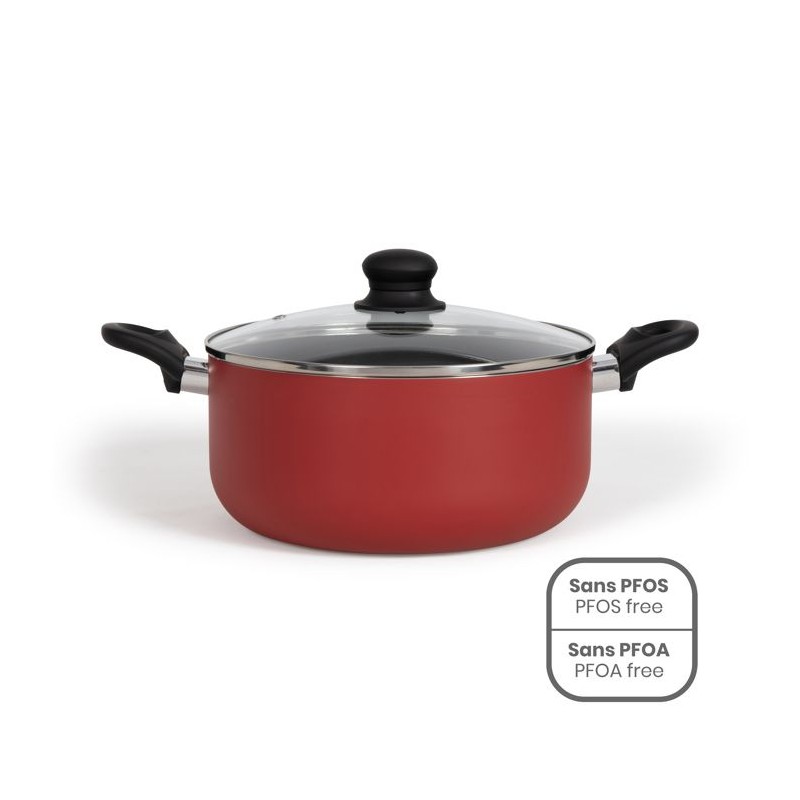 Faitout - LIVOO - MEP150R - 24 cm - Antiadhésif sans PFOA ni PFOS - P Faitout - LIVOO - MEP150R - 24 cm - Antiadhésif sans PFOA ni PFOS - P
