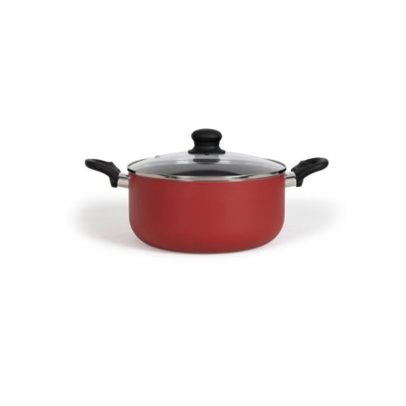 Faitout - LIVOO - MEP150R - 24 cm - Antiadhésif sans PFOA ni PFOS - Poignées silicone - Tous feux dont induction