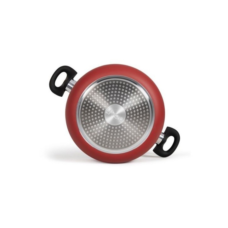 Faitout - LIVOO - MEP150R - 24 cm - Antiadhésif sans PFOA ni PFOS - Poignées silicone - Tous feux dont induction Faitout - LIVOO - MEP150R - 24 cm - Antiadhésif sans PFOA ni PFOS - Poignées silicone - Tous feux dont induction