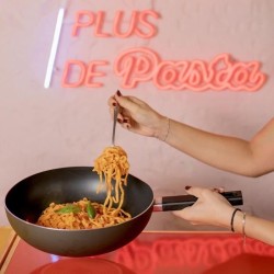 Wok - LIVOO - MEP156N - 32 cm - Antiadhésif sans PFOA ni PFOS - Manch