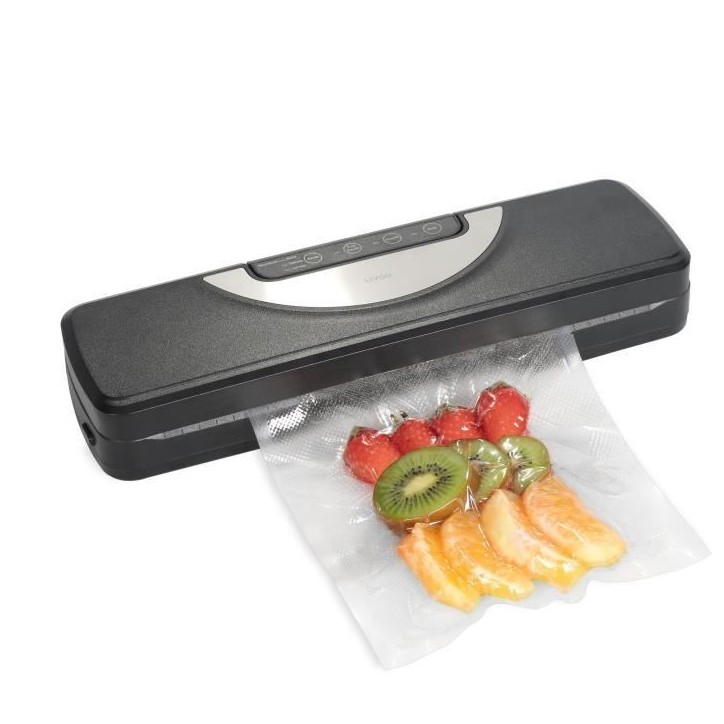 Machine de mise sous vide - LIVOO - DOM504 - 110W - 2 fonctions - 3 modes selon l'aliment - Rouleau de film inclus - Cutter int Machine de mise sous vide - LIVOO - DOM504 - 110W - 2 fonctions - 3 modes selon l'aliment - Rouleau de film inclus - Cutter int