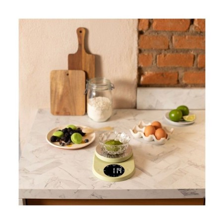 Balance de cuisine électronique - LIVOO - DOM493M - Max. 5 kg - 4 unités de mesure - Touches sensitives - Ecran LCD rétroécl