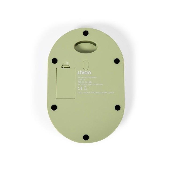 Balance de cuisine électronique - LIVOO - DOM493M - Max. 5 kg - 4 unités de mesure - Touches sensitives - Ecran LCD rétroécl Balance de cuisine électronique - LIVOO - DOM493M - Max. 5 kg - 4 unités de mesure - Touches sensitives - Ecran LCD rétroécl