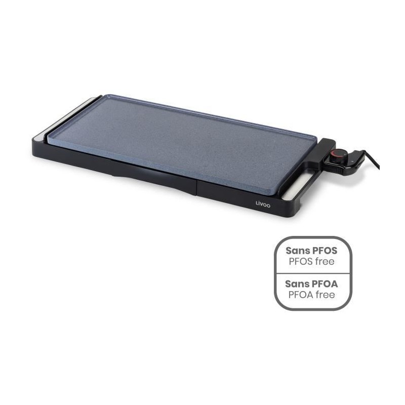 Plancha revetement céramique - LIVOO - DOC320 - 2200W - Plaque amovib Plancha revetement céramique - LIVOO - DOC320 - 2200W - Plaque amovib