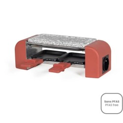 Raclette 2 personnes connectable - LIVOO - DOC310R - 450W - 2 personne
