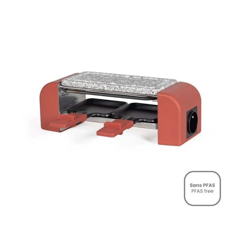 Raclette 2 personnes connectable - LIVOO - DOC310R - 450W - 2 personne Raclette 2 personnes connectable - LIVOO - DOC310R - 450W - 2 personne