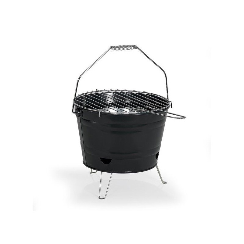Barbecue a charbon portable - LIVOO - DOC327N - ø27 cm - Grille en ac Barbecue a charbon portable - LIVOO - DOC327N - ø27 cm - Grille en ac