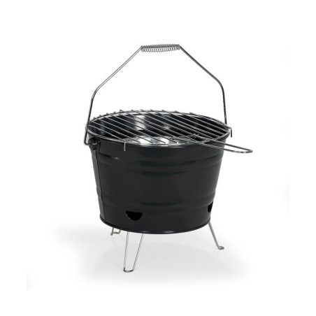 Barbecue a charbon portable - LIVOO - DOC327N - ø27 cm - Grille en ac