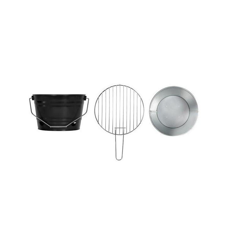Barbecue a charbon portable - LIVOO - DOC327N - ø27 cm - Grille en acier chromé - Hauteur 24 cm - Pieds pliables - Poignées Barbecue a charbon portable - LIVOO - DOC327N - ø27 cm - Grille en acier chromé - Hauteur 24 cm - Pieds pliables - Poignées