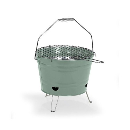 Barbecue a charbon portable - LIVOO - DOC327V - ø27 cm - Grille en ac