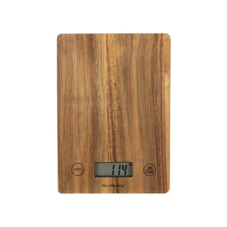 Balance de cuisine électronique - LIVOO - DOM492 - Plateau acacia - M