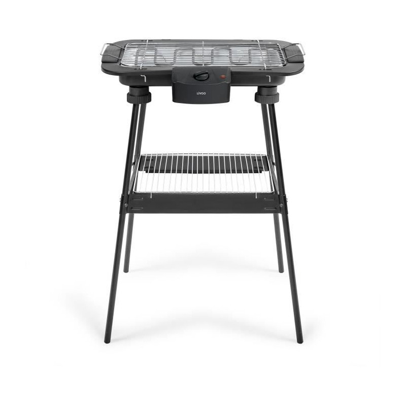 Barbecue électrique sur pieds 2 en 1 - LIVOO - DOM506 - 2200W - 2 en Barbecue électrique sur pieds 2 en 1 - LIVOO - DOM506 - 2200W - 2 en