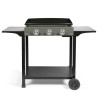LIVOO Plancha gaz 7500w plaque acier émaillé 62x34,5cm - DOC326
