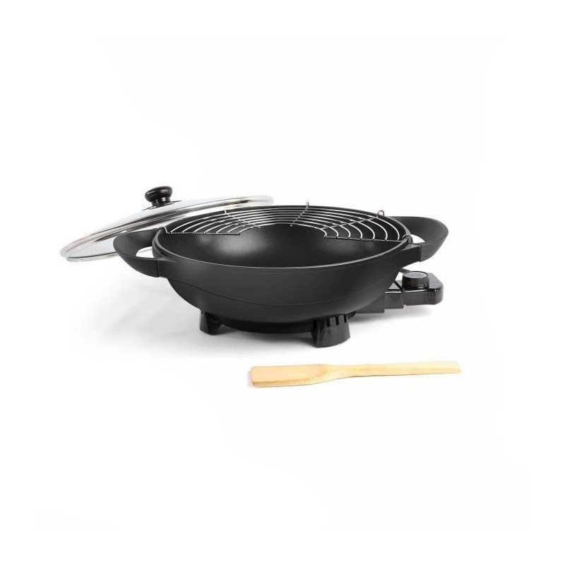 Wok électrique - LIVOO - DOC128N - 1500W - 4L, 6 personnes - Ø33 cm