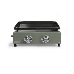 Plancha gaz - LIVOO - DOC323 - 2 brûleurs - 45,5 x 35,5 cm - Plaque d