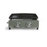 Plancha gaz - LIVOO - DOC323 - 2 brûleurs - 45,5 x 35,5 cm - Plaque d
