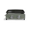 Plancha gaz - LIVOO - DOC323 - 2 brûleurs - 45,5 x 35,5 cm - Plaque d