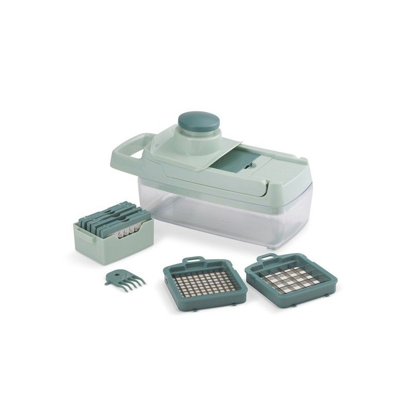Mandoline multifonction - LIVOO - MEN435 - 8 lames acier inoxydable - Mandoline multifonction - LIVOO - MEN435 - 8 lames acier inoxydable -