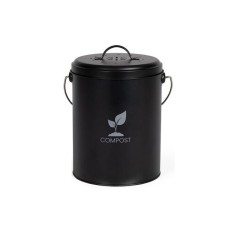 Seau a compost de cuisine - LIVOO - MES154N - 6 L - Ø18 cm - Hauteur