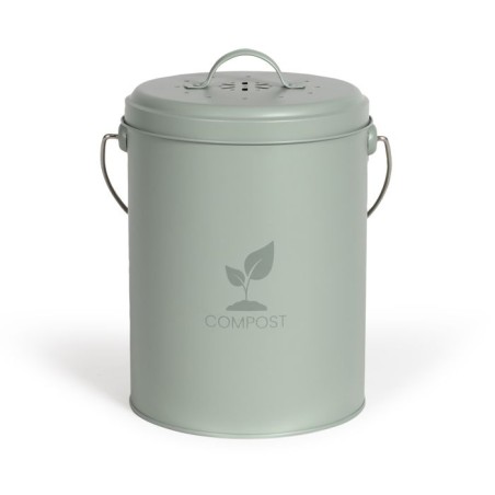 Seau a compost de cuisine - LIVOO - MES154V - 6 L - Ø18 cm - Hauteur
