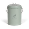 Seau a compost de cuisine - LIVOO - MES154V - 6 L - Ø18 cm - Hauteur