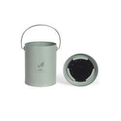Seau a compost de cuisine - LIVOO - MES154V - 6 L - Ø18 cm - Hauteur