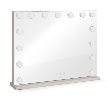 Miroir de maquillage Hollywood - LIVOO - DOS207 - 56 x 44 cm - 15 LEDs