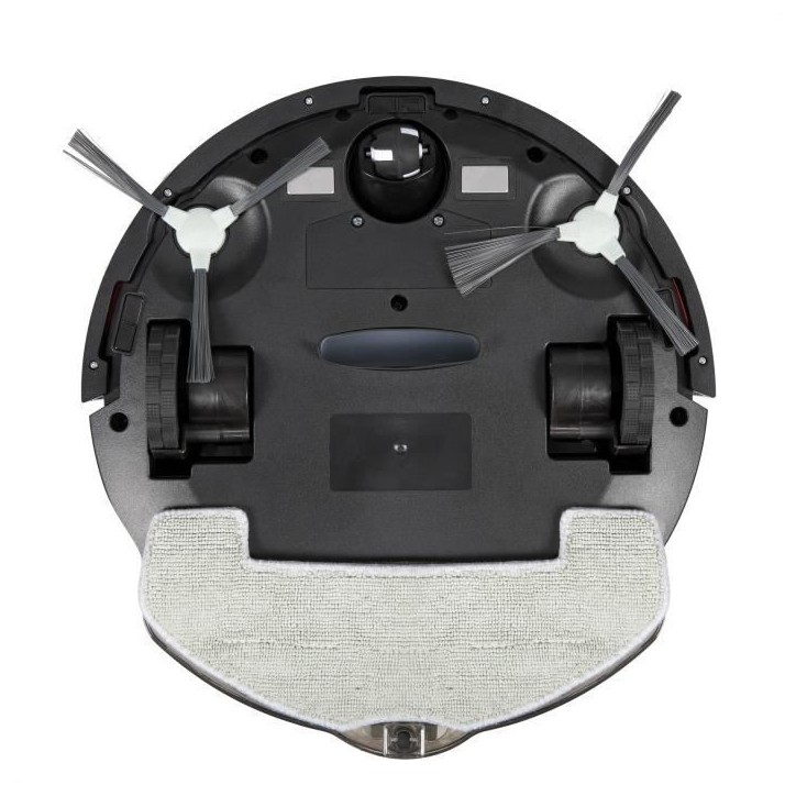 Aspirateur Robot laveur connecté - LIVOO - DOH145 WASH'UP - 1000 Pa - 70 min - 2 réservoirs - Noir Aspirateur Robot laveur connecté - LIVOO - DOH145 WASH'UP - 1000 Pa - 70 min - 2 réservoirs - Noir