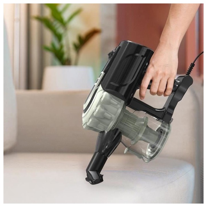 Aspirateur Balai Filaire - LIVOO DOH142V - 600 W - 12 kPa - 82 dB - Cyclonique - 0,55 L - Vert Aspirateur Balai Filaire - LIVOO DOH142V - 600 W - 12 kPa - 82 dB - Cyclonique - 0,55 L - Vert