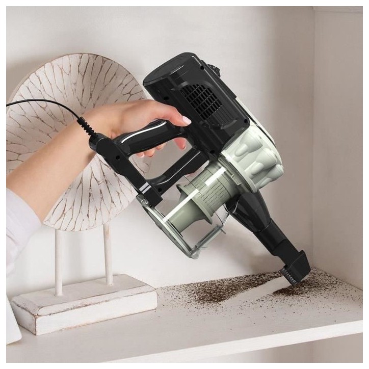 Aspirateur Balai Filaire - LIVOO DOH142V - 600 W - 12 kPa - 82 dB - Cyclonique - 0,55 L - Vert Aspirateur Balai Filaire - LIVOO DOH142V - 600 W - 12 kPa - 82 dB - Cyclonique - 0,55 L - Vert