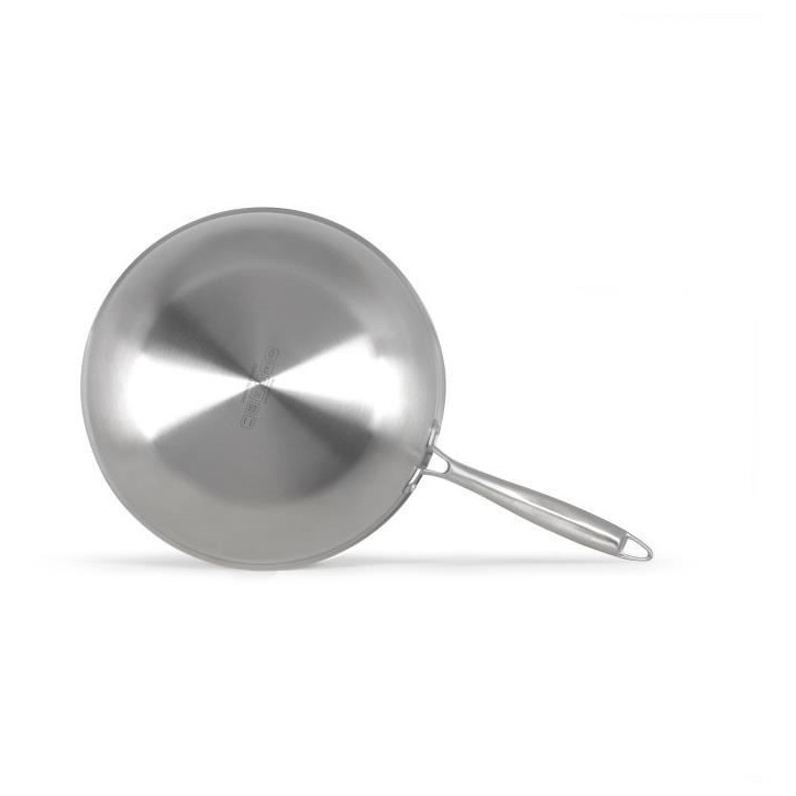 Wok en acier inoxydable - LIVOO - MEP162 - Ø 28 cm - Acier inoxydable - Tous feux dont induction et four - Made in France Wok en acier inoxydable - LIVOO - MEP162 - Ø 28 cm - Acier inoxydable - Tous feux dont induction et four - Made in France
