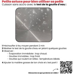 Wok en acier inoxydable - LIVOO - MEP162 - Ø 28 cm - Acier inoxydable