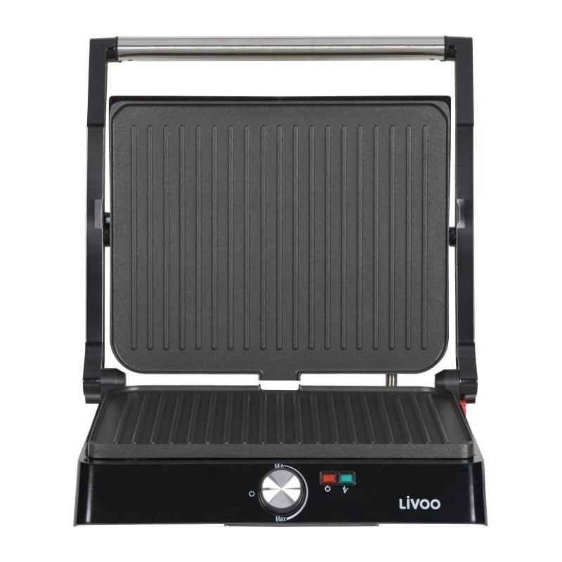 Grill viande et panini - LIVOO - DOC223 - 2200W - 2 plaques - Antiadh Grill viande et panini - LIVOO - DOC223 - 2200W - 2 plaques - Antiadh