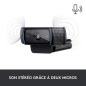 Webcam - Full HD 1080p - Logitech - C920 - Microphone intégré Webcam - Full HD 1080p - Logitech - C920 - Microphone intégré