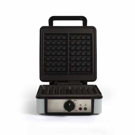 Gaufrier avec thermostat ajustable - LIVOO - DOP206 - 1200W - 2 gaufres - Antiadhésif - Surface 14,5 x 17,5 cm - Témoins lumin
