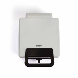 Gaufrier avec thermostat ajustable - LIVOO - DOP206 - 1200W - 2 gaufre
