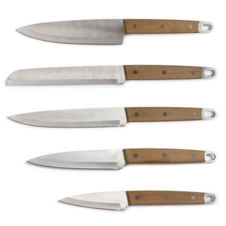 Set de 5 couteaux - LIVOO - MEC129 - Couteaux : chef, a pain, de cuisi