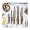 Set de 5 couteaux - LIVOO - MEC129 - Couteaux : chef, a pain, de cuisi